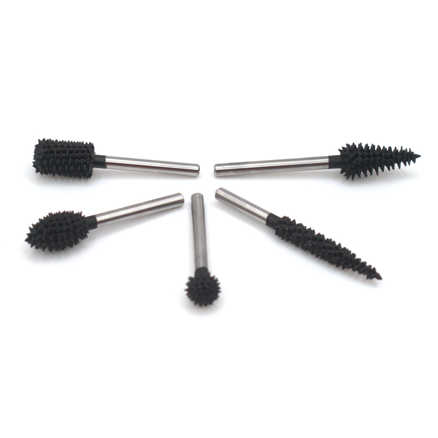 Tungsten Tooth, Set of Five, 3.17mm Shank, Medium