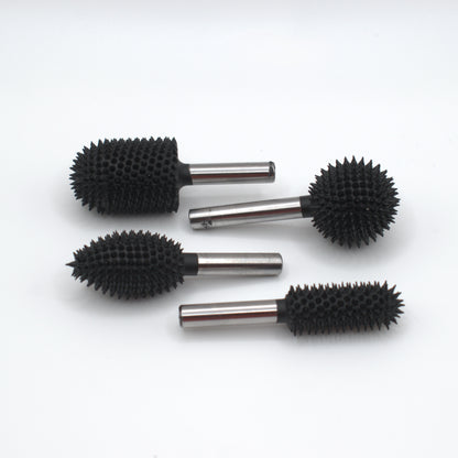 Tungsten Tooth, Set of Four, 1/4" Shank, Coarse