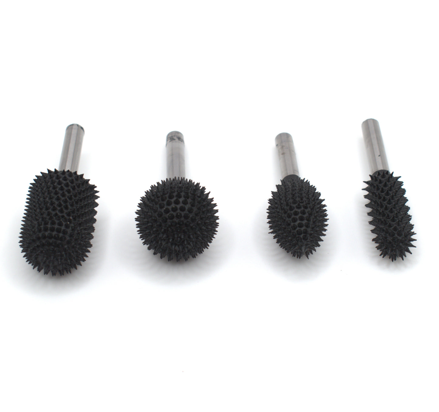 Tungsten Tooth, Set of Four, 1/4" Shank, Coarse
